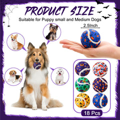 Civaner Halloween dog toy set with six designs for solo or interactive play