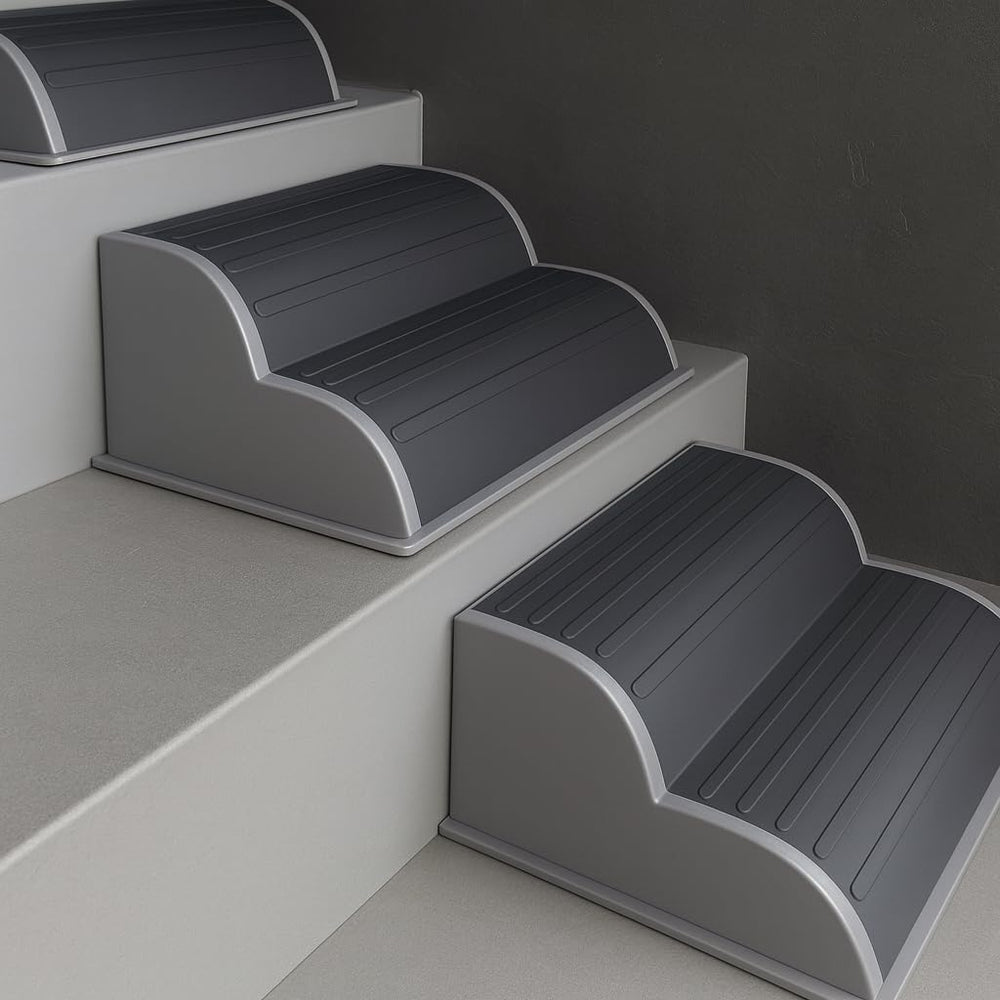 CiWiVOKi 2-Step Modular Dog Ramp modular design is easy to move and store between rooms
