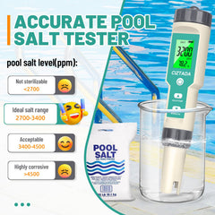 CIZTADA digital salinity tester IP67 waterproof design for aquatic environments.
