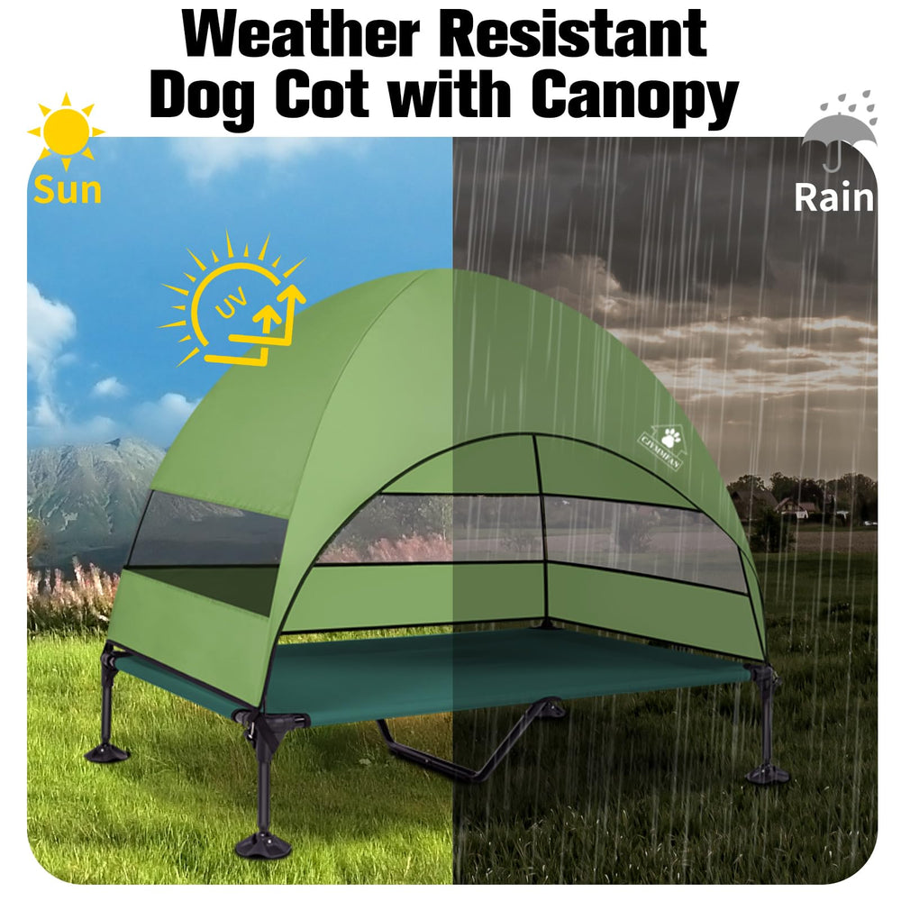 CJYMMFAN portable outdoor dog bed ideal for camping and travel.