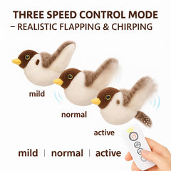 CKFPS Flying Bird Cat Toy motion sensor enables responsive, hands-off engagement.