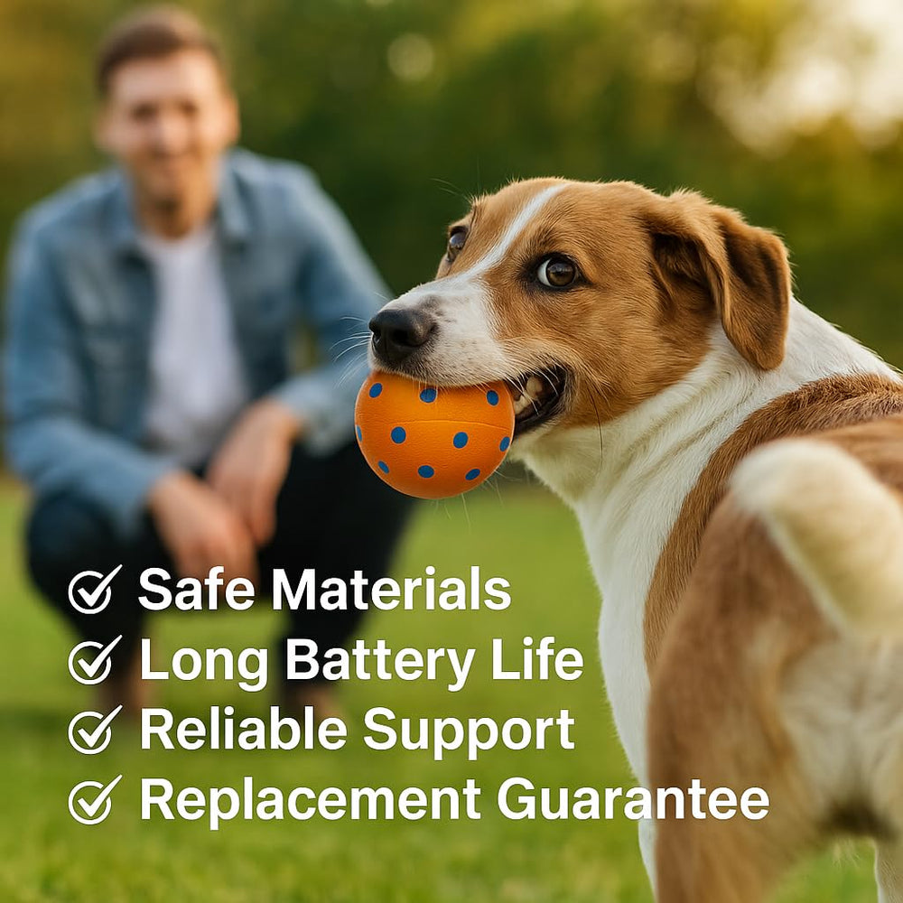 CKFPS interactive dog ball easy to clean after outdoor sessions