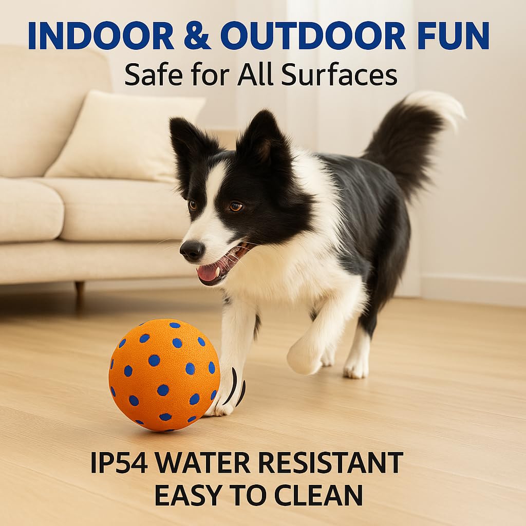CKFPS interactive dog ball designed for medium and large breeds