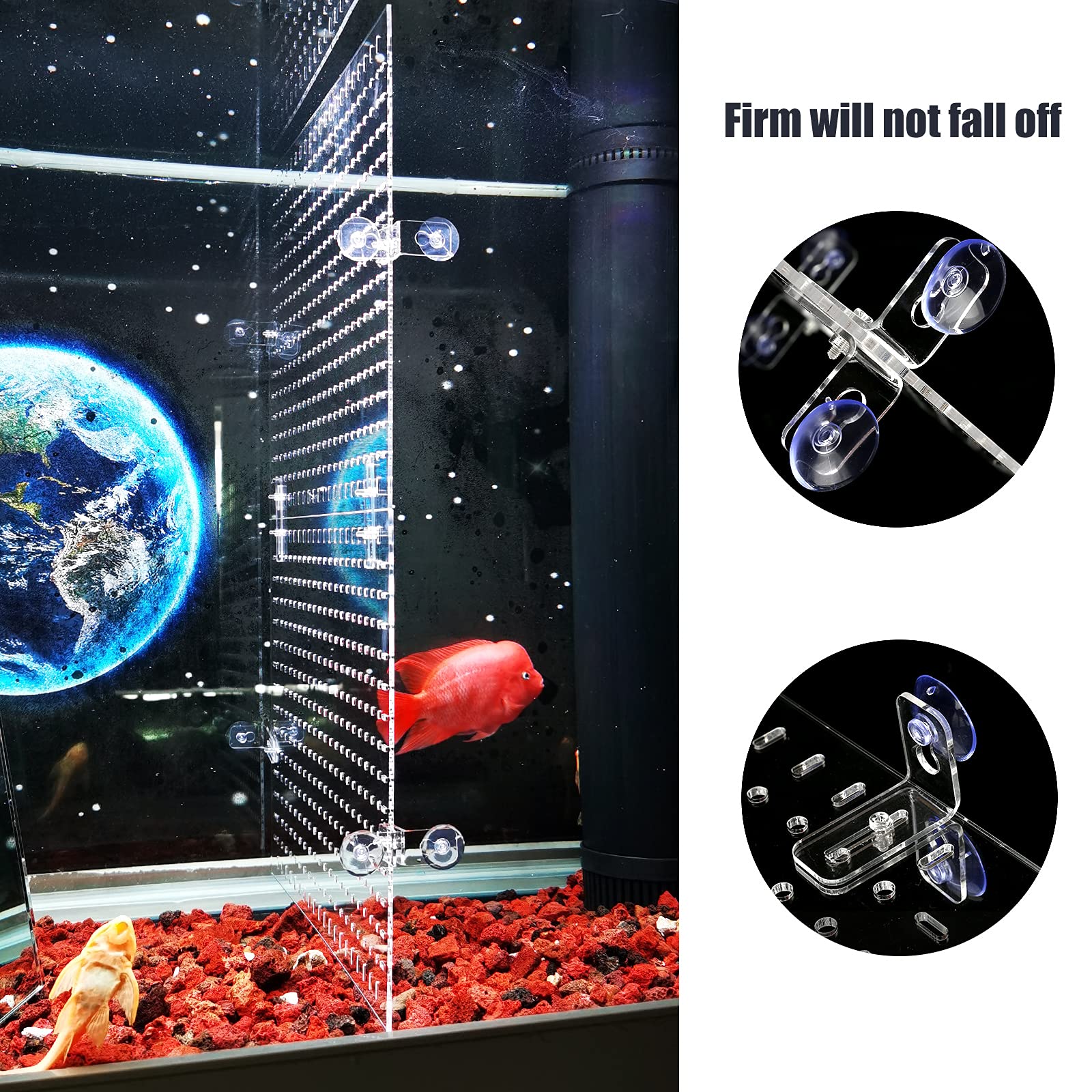 CLarellara 4mm acrylic divider offers durable, clear separation