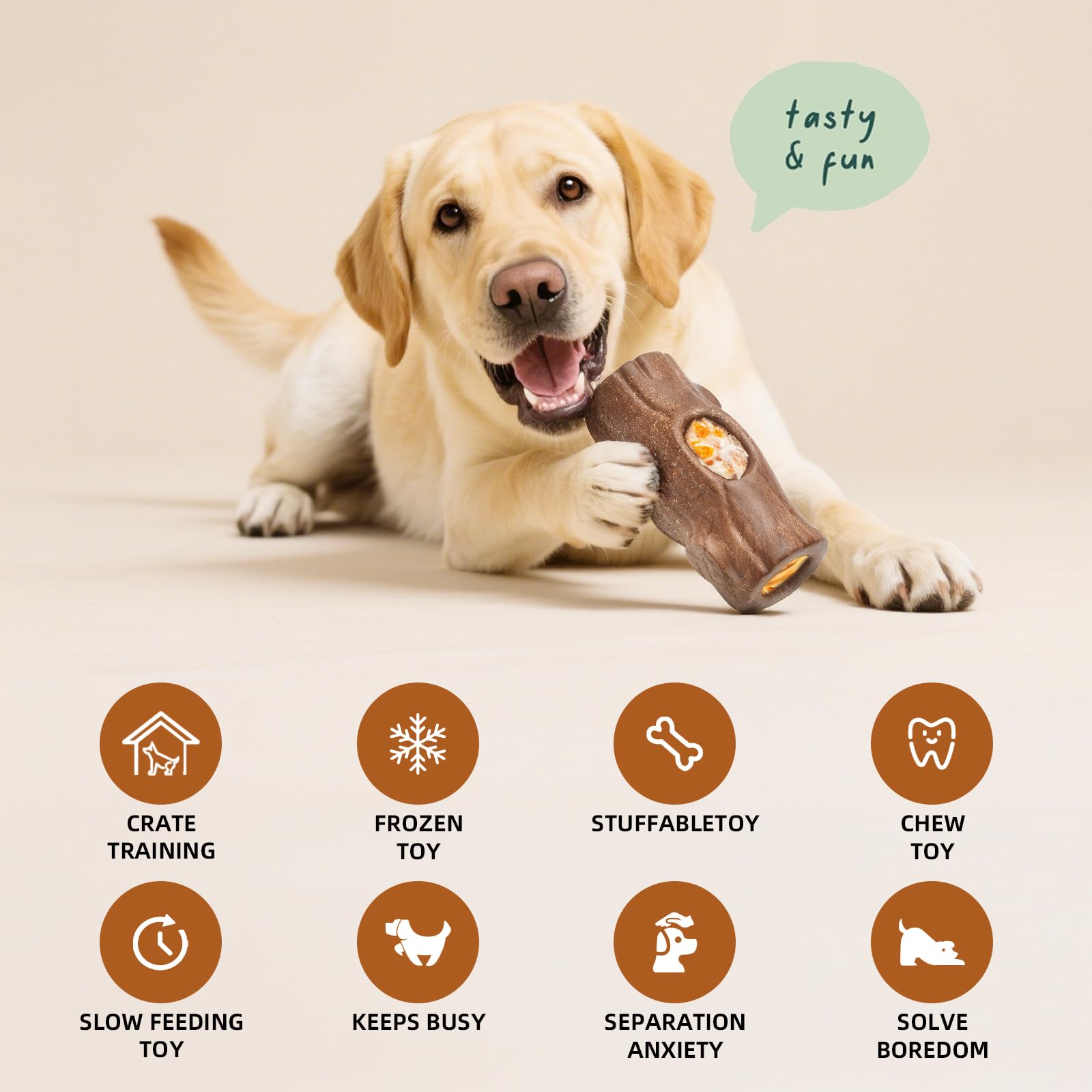 ClariVora frozen-treat-toy with dual molds provides cool, extended chewing sessions.