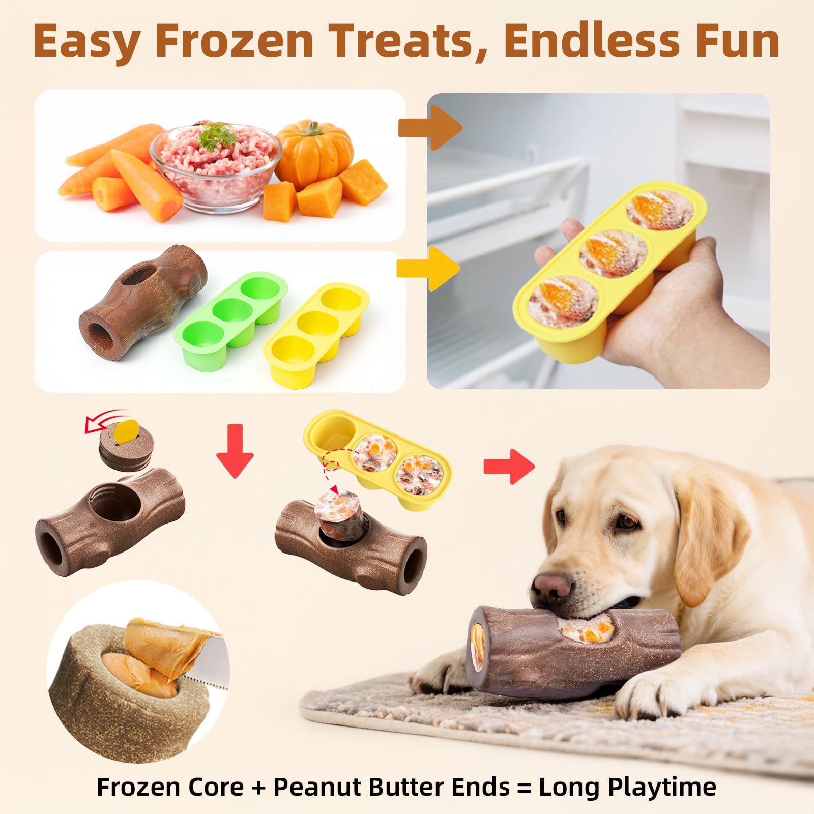 ClariVora two-pack dog toys provide double the fun for busy dogs.