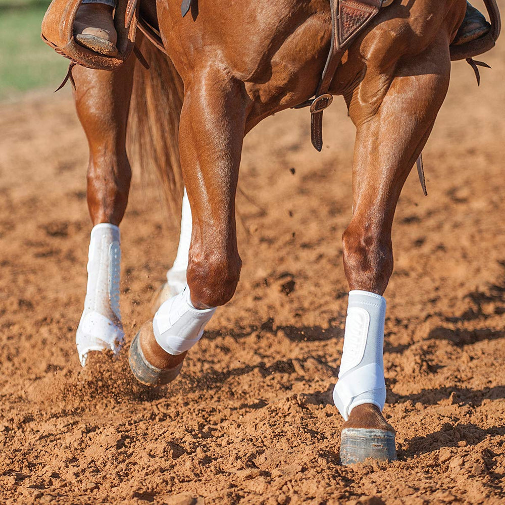 Classic Equine ClassicFit sling boot ergonomic edges reducing dirt intrusion during rides