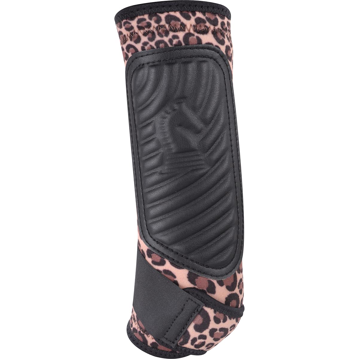 Classic Equine ClassicFit sling boot hind cheetah small supports quick trainer-friendly application during conditioning.