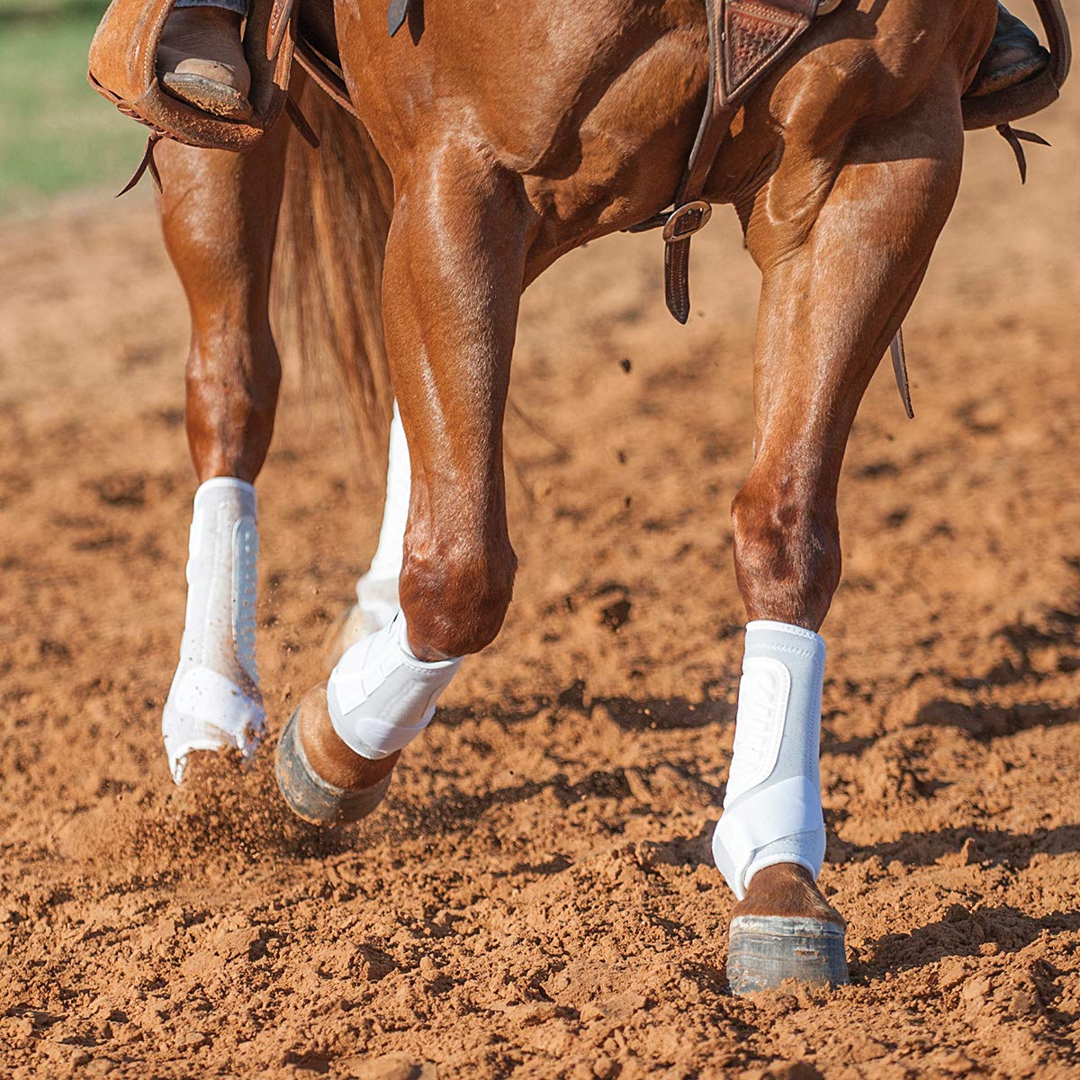 Classic Equine ClassicFit Sling Boot signals professional choice in white for trusted protection.