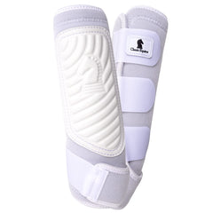 Classic Equine ClassicFit Sling Boots hind white side view with ergonomic protection
