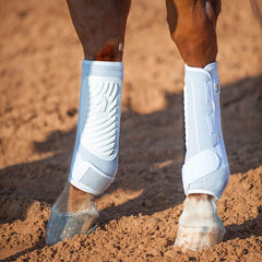 Classic Equine ClassicFit Sling Boots hind white strap-application for quick use