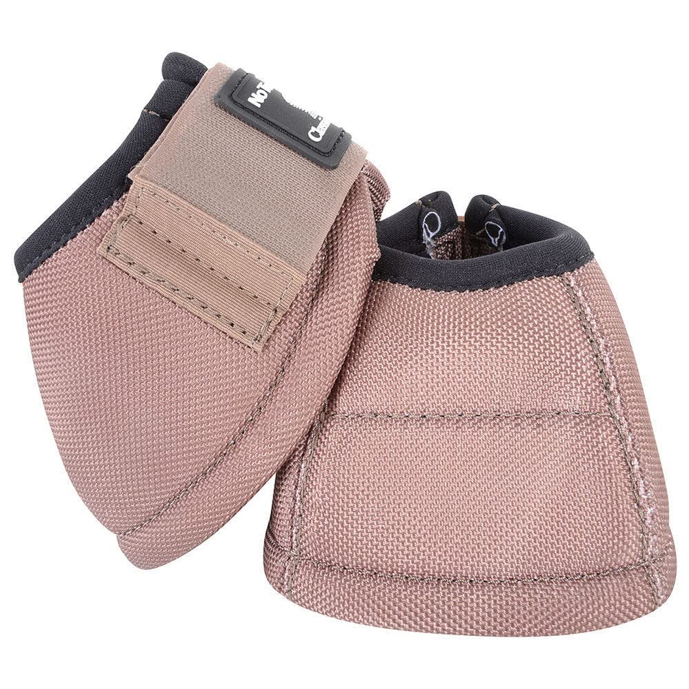 Classic Equine DyNo Turn Bell Boot water-repellent surface in action