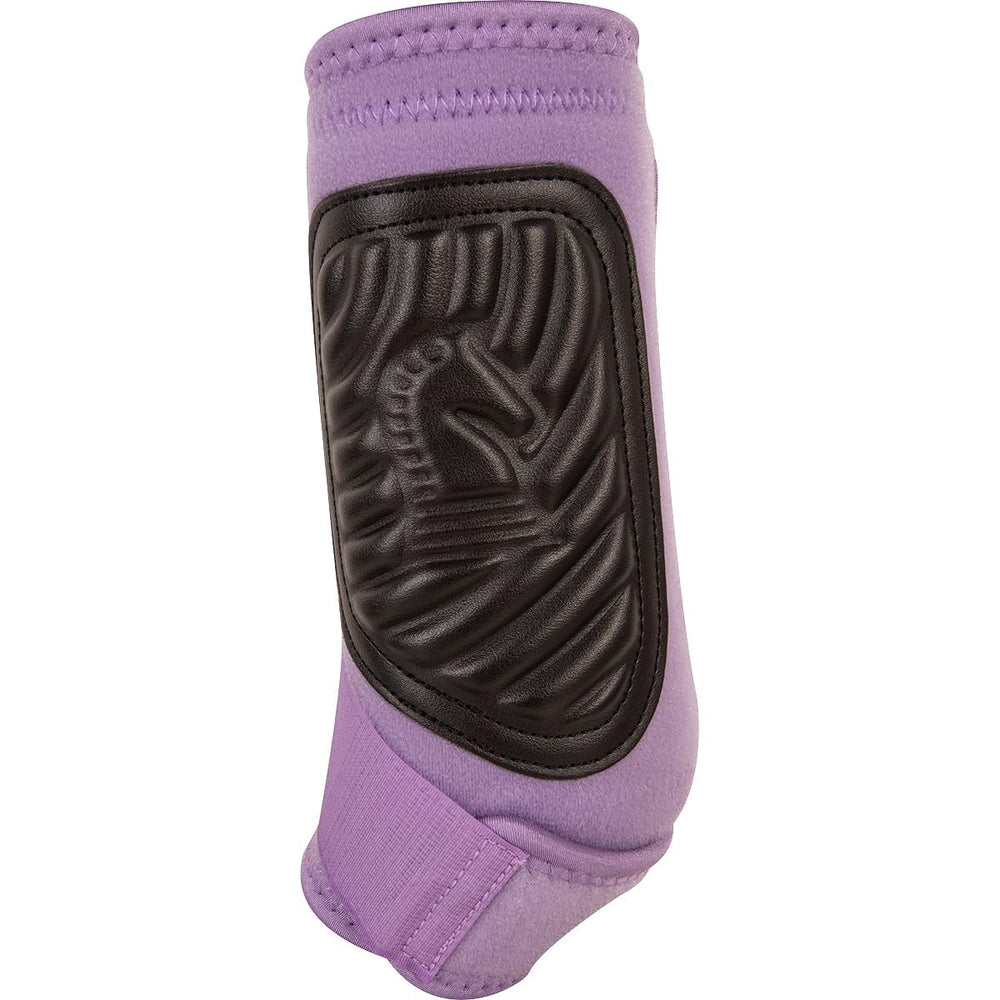 Classic Equine Fit Lavender Front Splint Boots lavender-small-on-horse ensures leg protection on rides