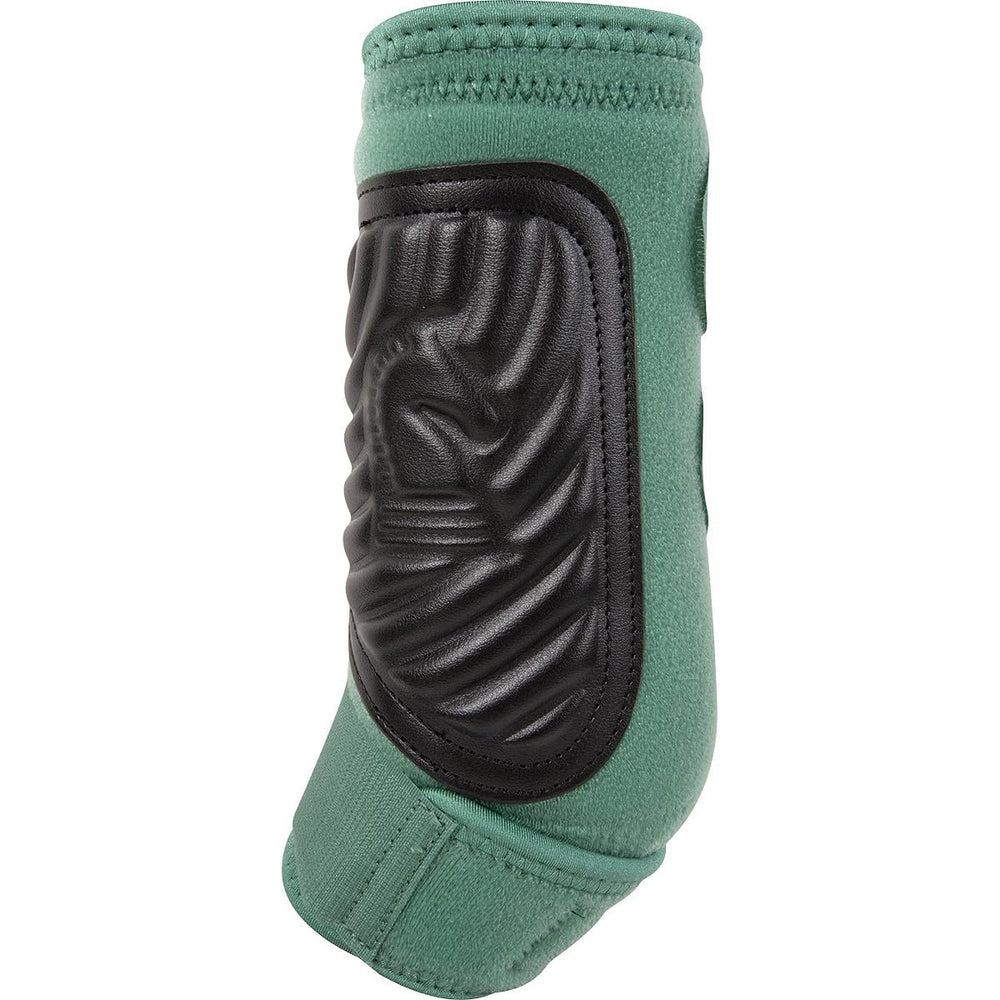 Classic Equine Fit Spruce Front Splint Boots close-up highlighting durable construction for protection.