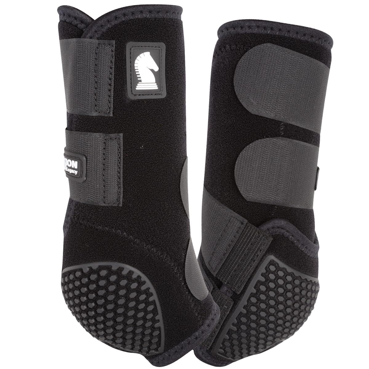 Classic Equine Flexion boot shows cradle fetlock system delivering strong fetlock support