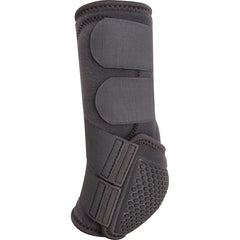 Classic Equine Flexion Hind Boots gray perforated body showing breathability and heat dissipation