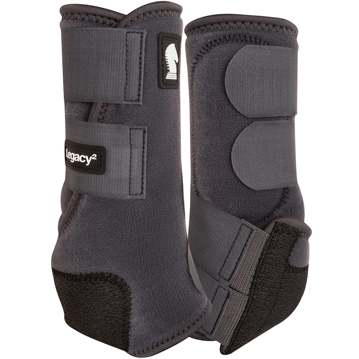 Classic Equine Legacy2 front boot with cradle fetlock protection supports suspensory areas during training