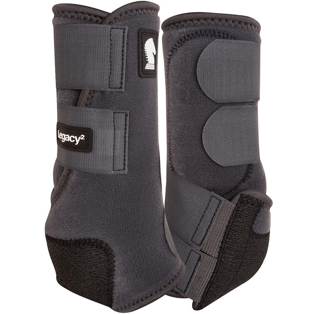 Classic Equine Legacy2 front boot with cradle fetlock protection supports suspensory areas during training