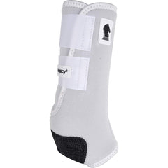 Classic Equine Legacy2 hind boot white X-Large side view highlighting splint pad protection