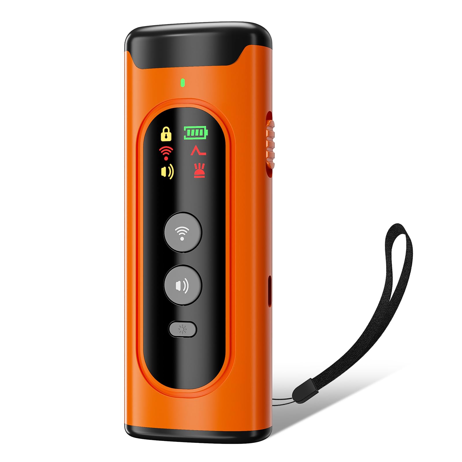 Clasy dog bark deterrent device front view for quick training control.