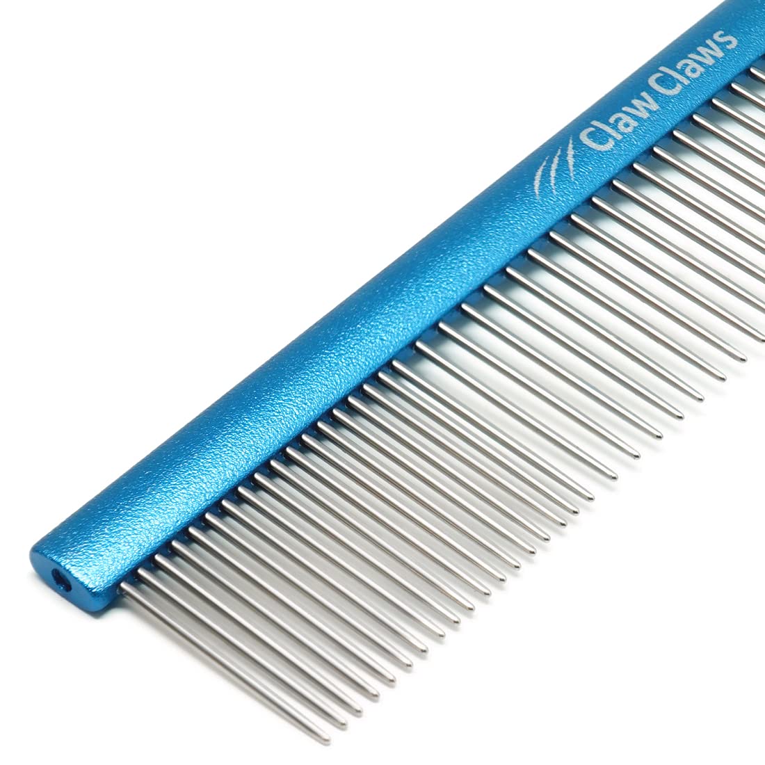 Claw Claws Greyhound Comb with oval handle gently detangles fluffy coats