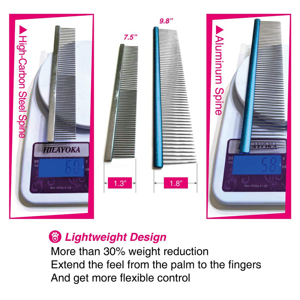 Claw Claws Greyhound Comb removes loose undercoat and mats safely