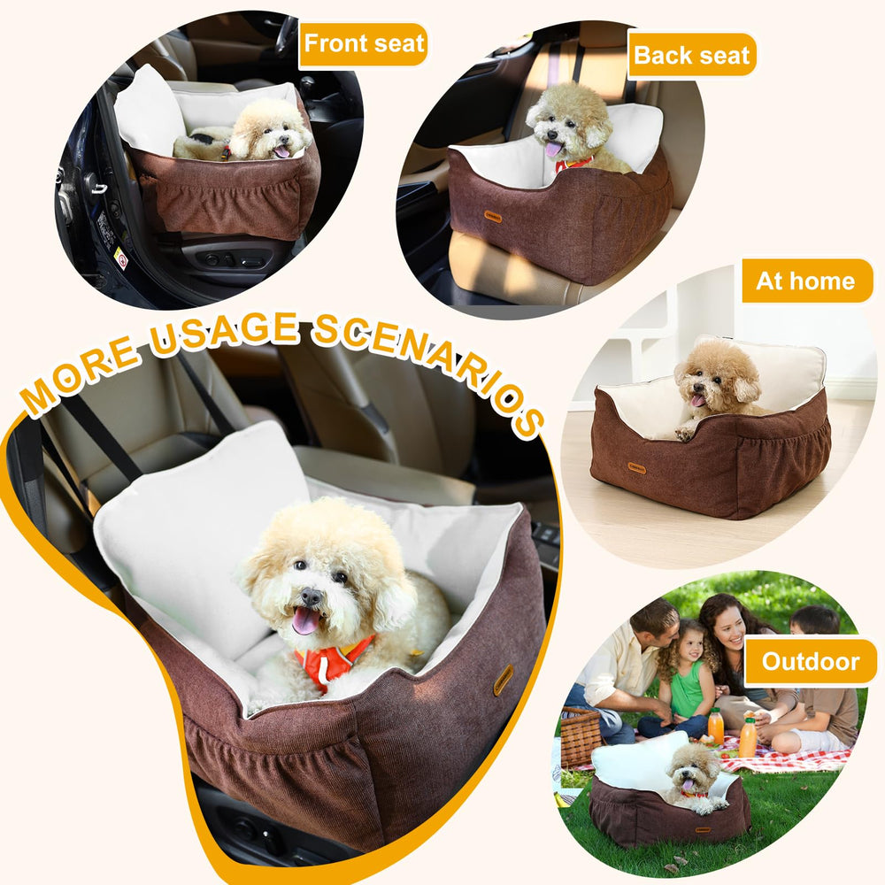 Clawamilly dog car seat adjustable safety belt with metal clip