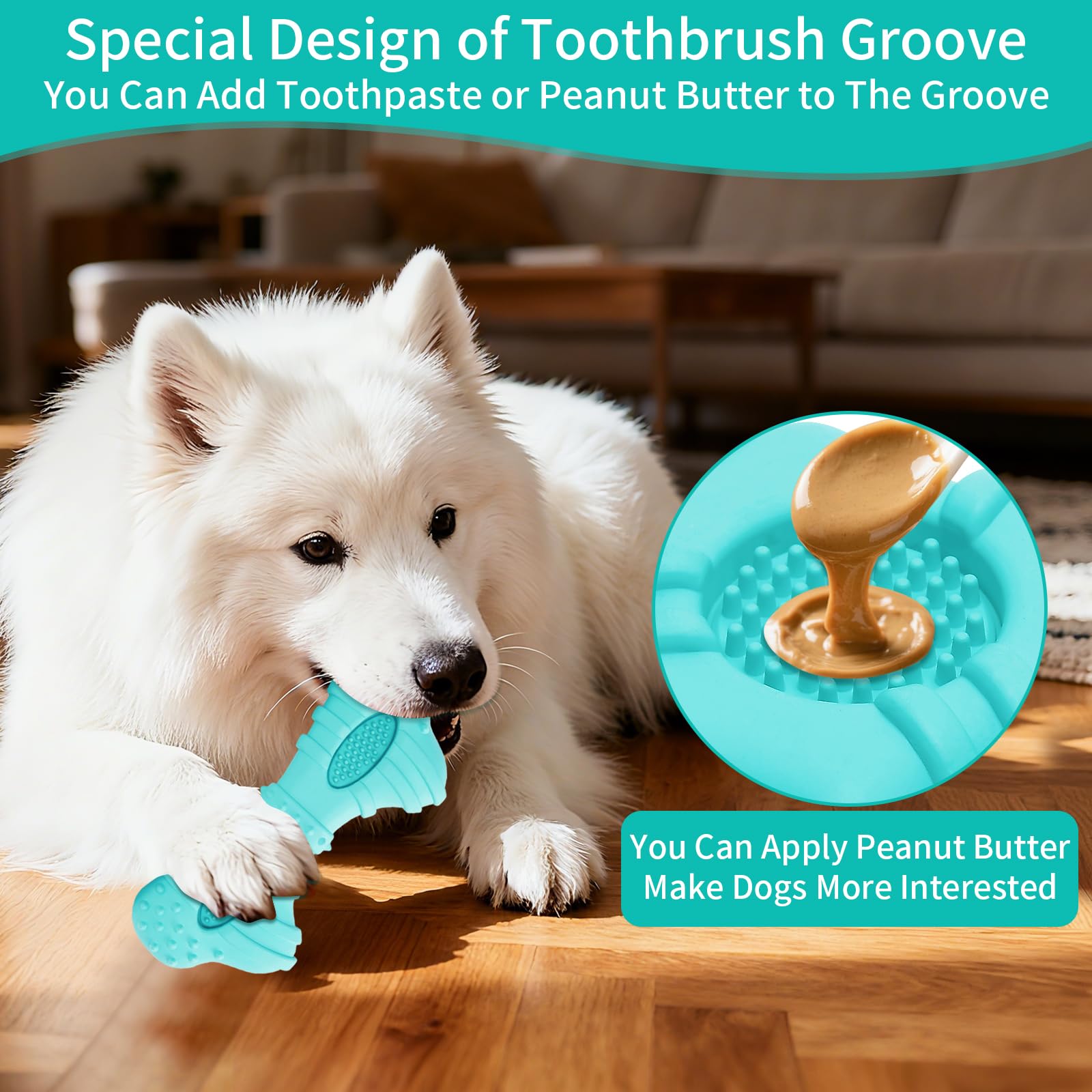 ClawClawHome puppy teething toy helps massage gums during playtime and reduces boredom.