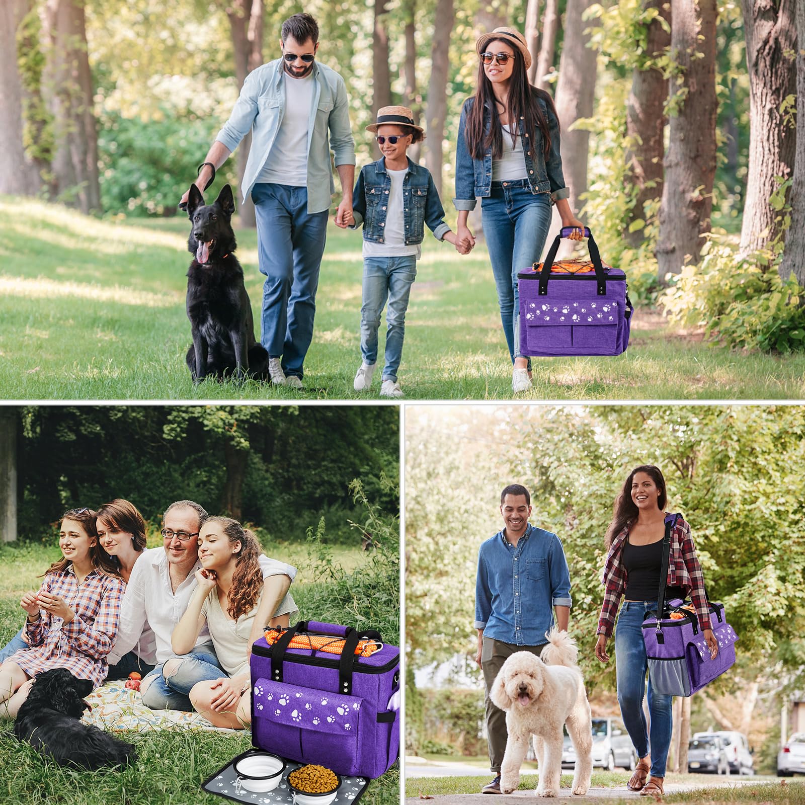 CLAWIST travel bag with removable shoulder strap for hands-free carry.