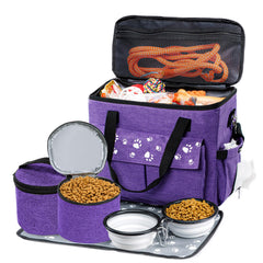 CLAWIST Dog Travel Bag XL fits under airplane seats for easy travel and organized essentials.