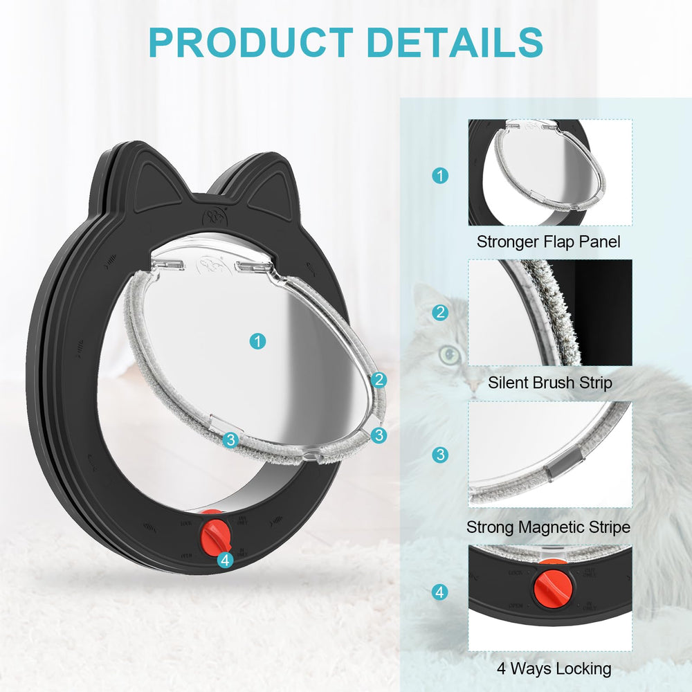 ClawJaw four-way locks offer flexible access control for pets.