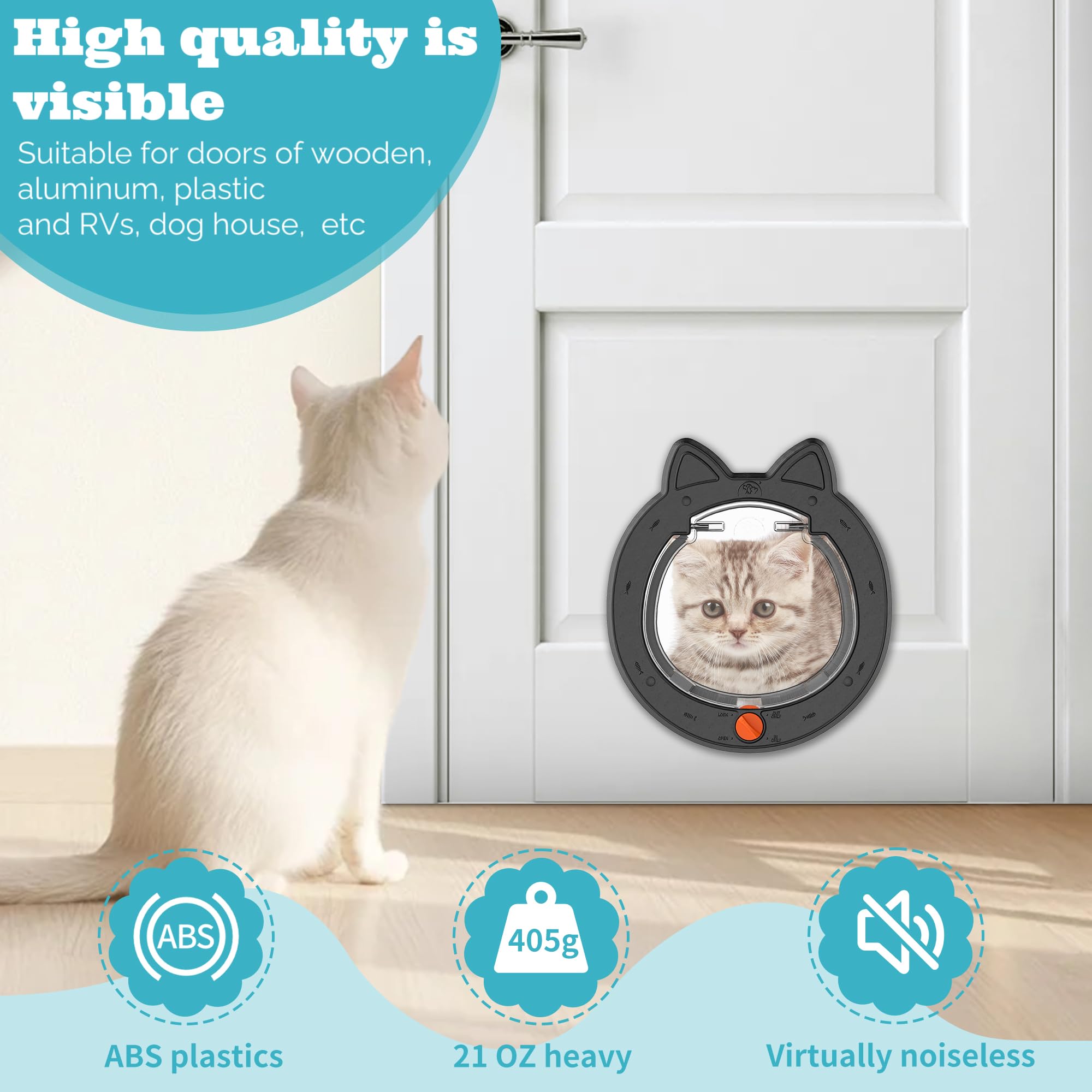 ClawJaw brush strips reduce closing noise for a calmer home.