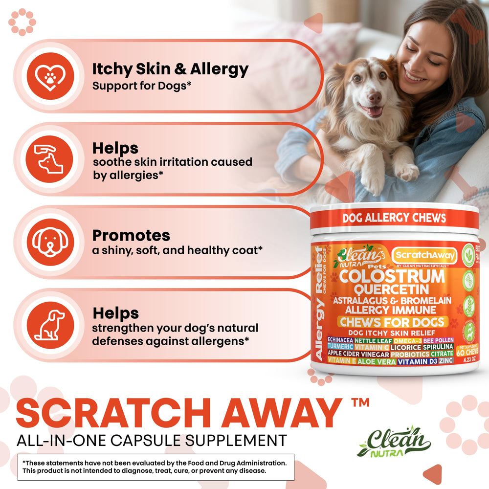 Clean Nutra salmon oil omega-3 for dogs supports a glossy coat and healthy skin.