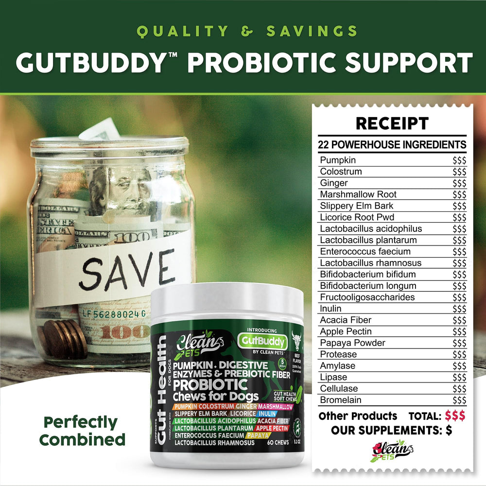 Clean Pets inulin-fiber shot emphasizes prebiotic support for balanced gut flora