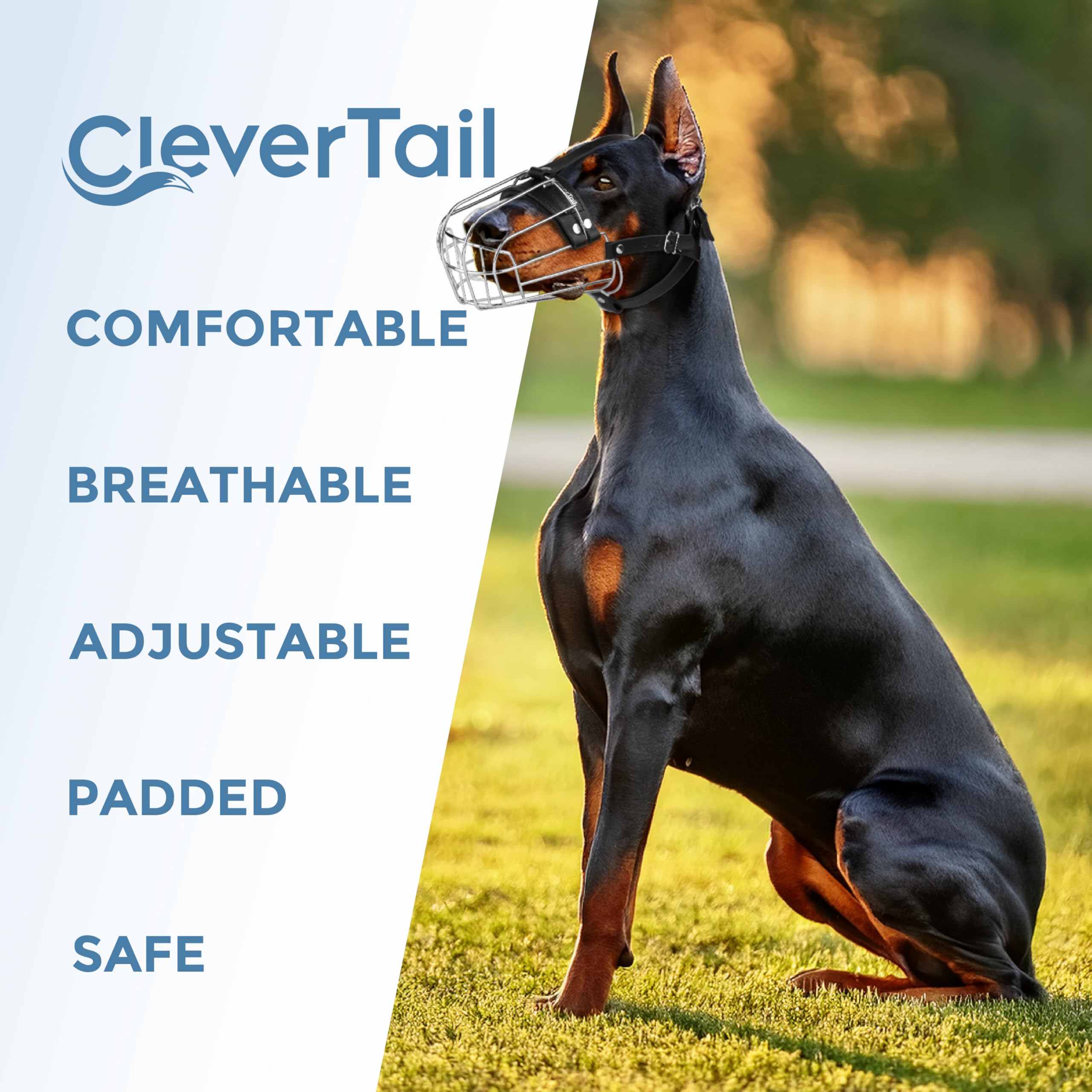 CleverTail grooming and vet-ready muzzle use-case improves calm handling experiences