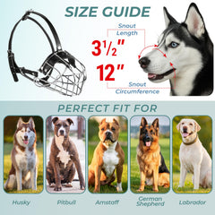 CleverTail Leather-straps adjustable muzzle provides comfortable, snug fit.