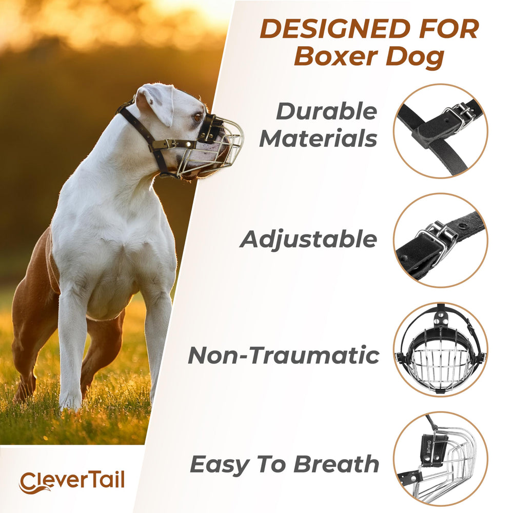 CleverTail compatible breeds boxer and bulldog fit overview