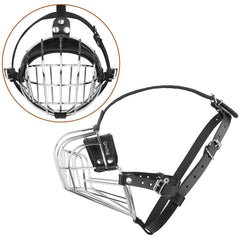 CleverTail metal muzzle steel basket durability for long-lasting protection
