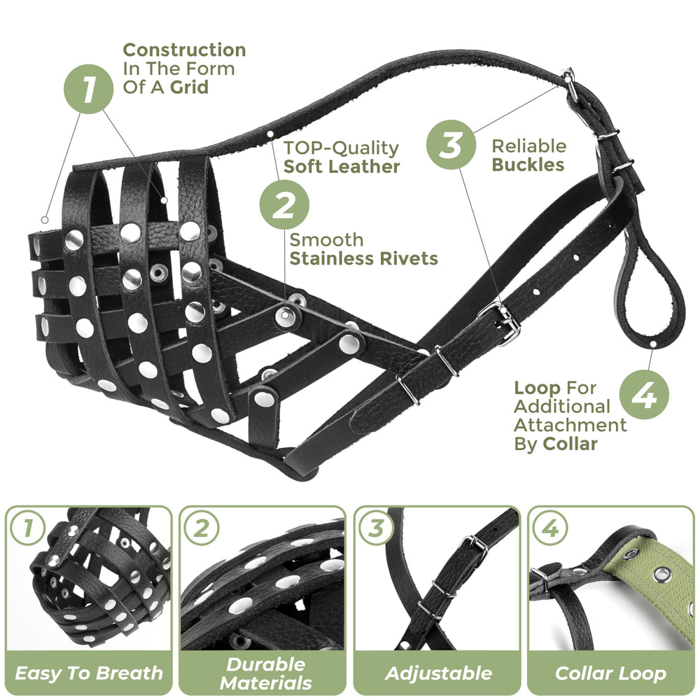 CleverTail muzzle breathable design for comfortable wear