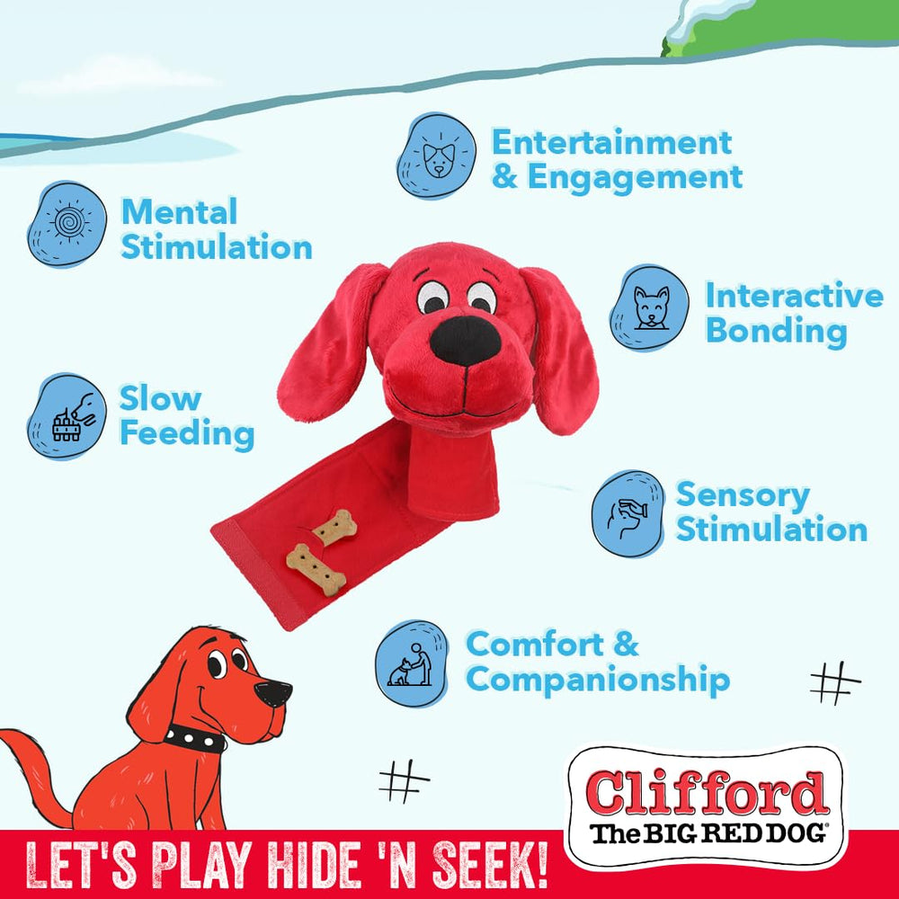 Clifford Snug Snuffy textured mat supports dental-friendly gum massage during chewing