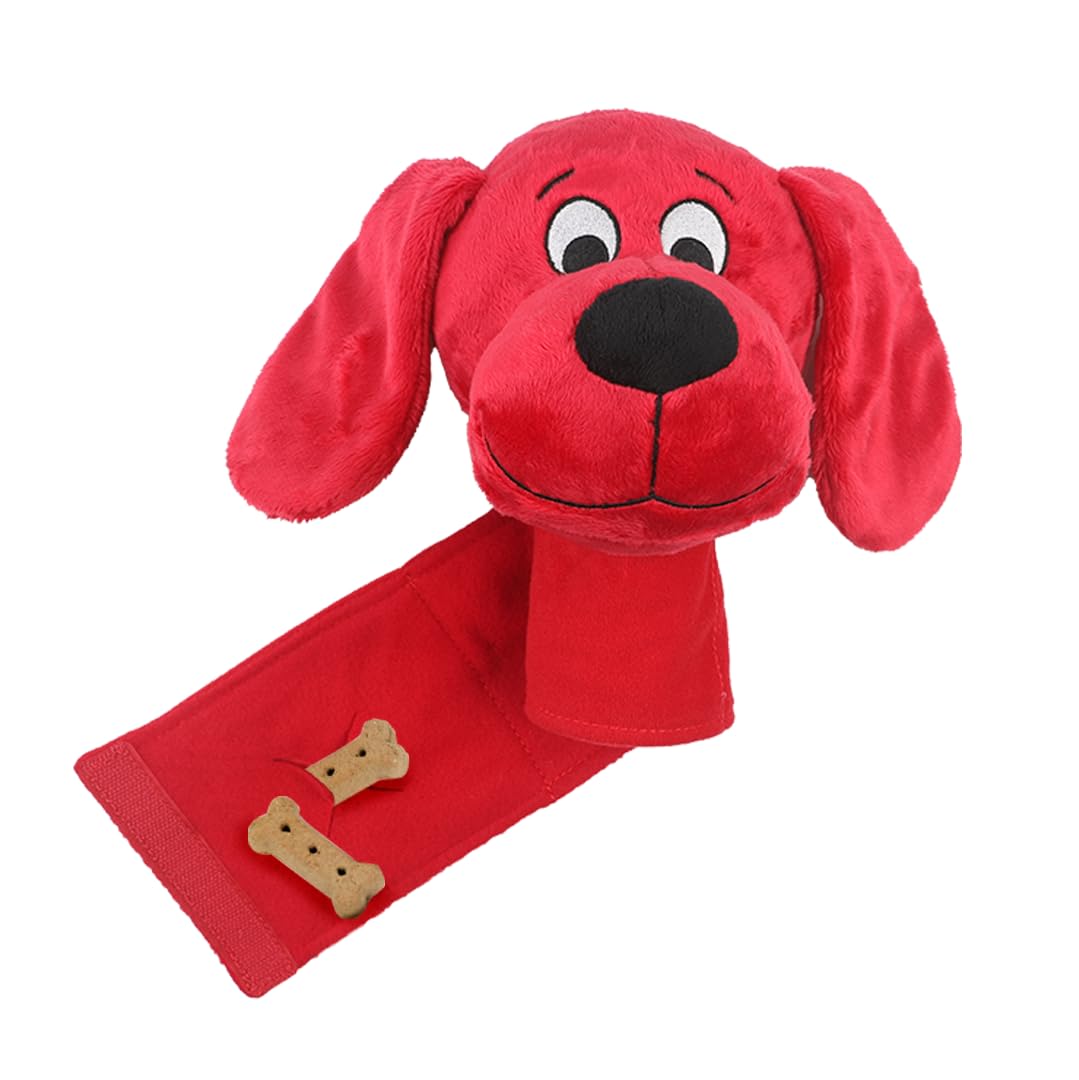 Clifford Snug Snuffy Treat Mat Combo plush snuffle mat for interactive play