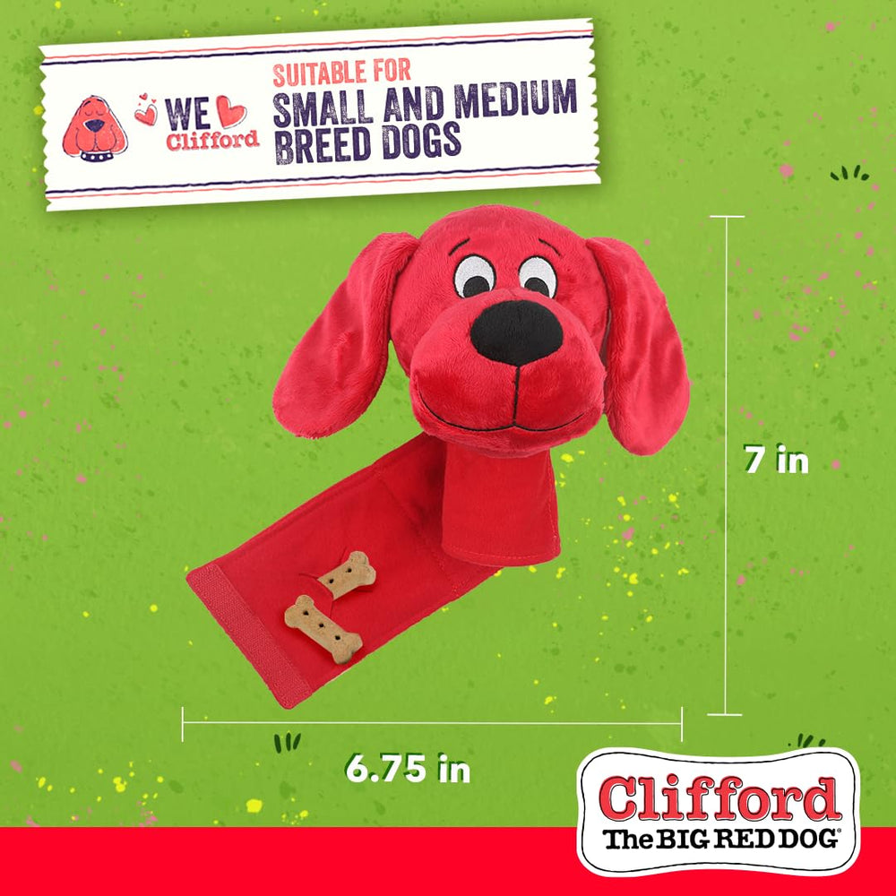 Clifford Snug Snuffy fits small breeds for safe, engaging playtime