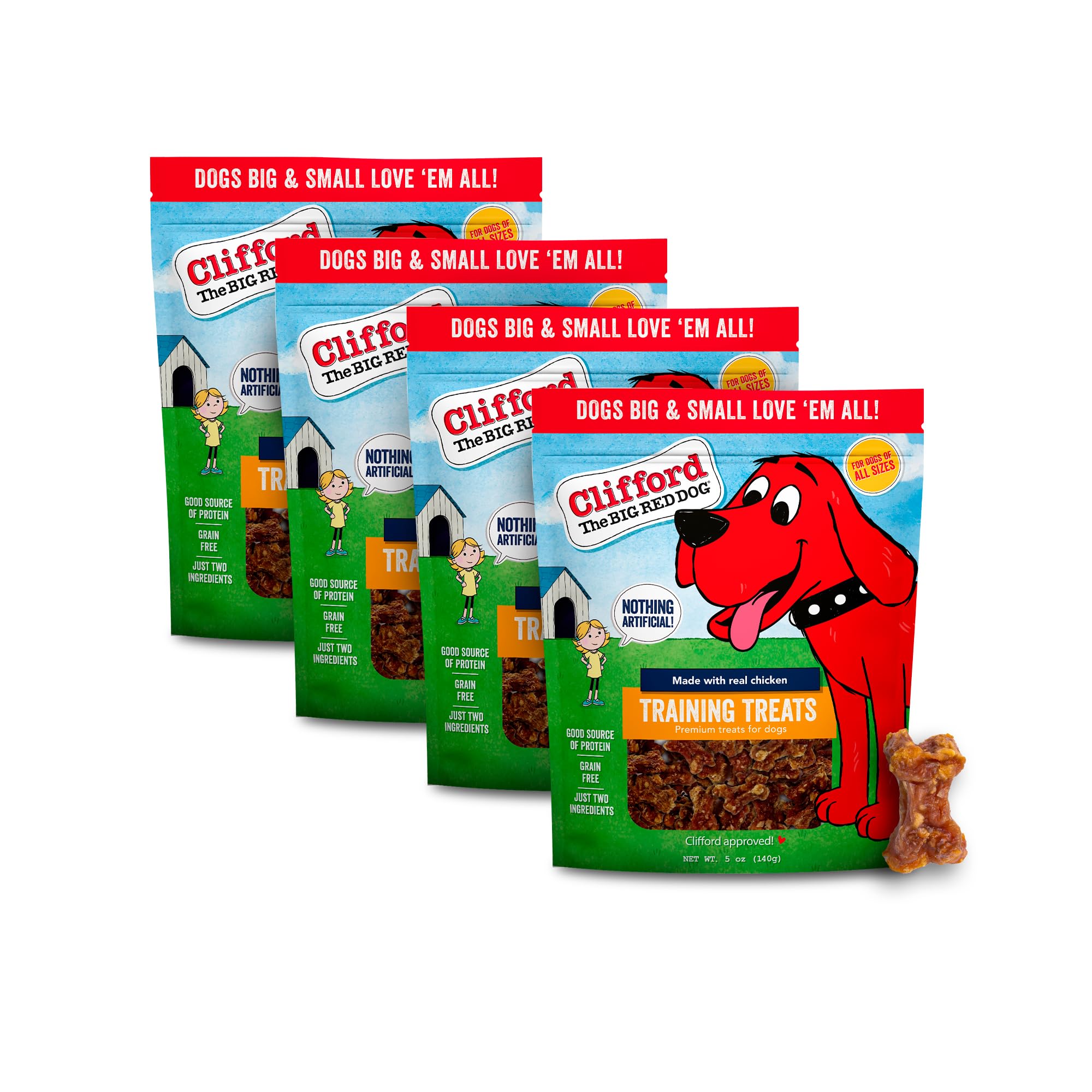 Clifford soft-training-treats puppies mini bites close-up reward for training