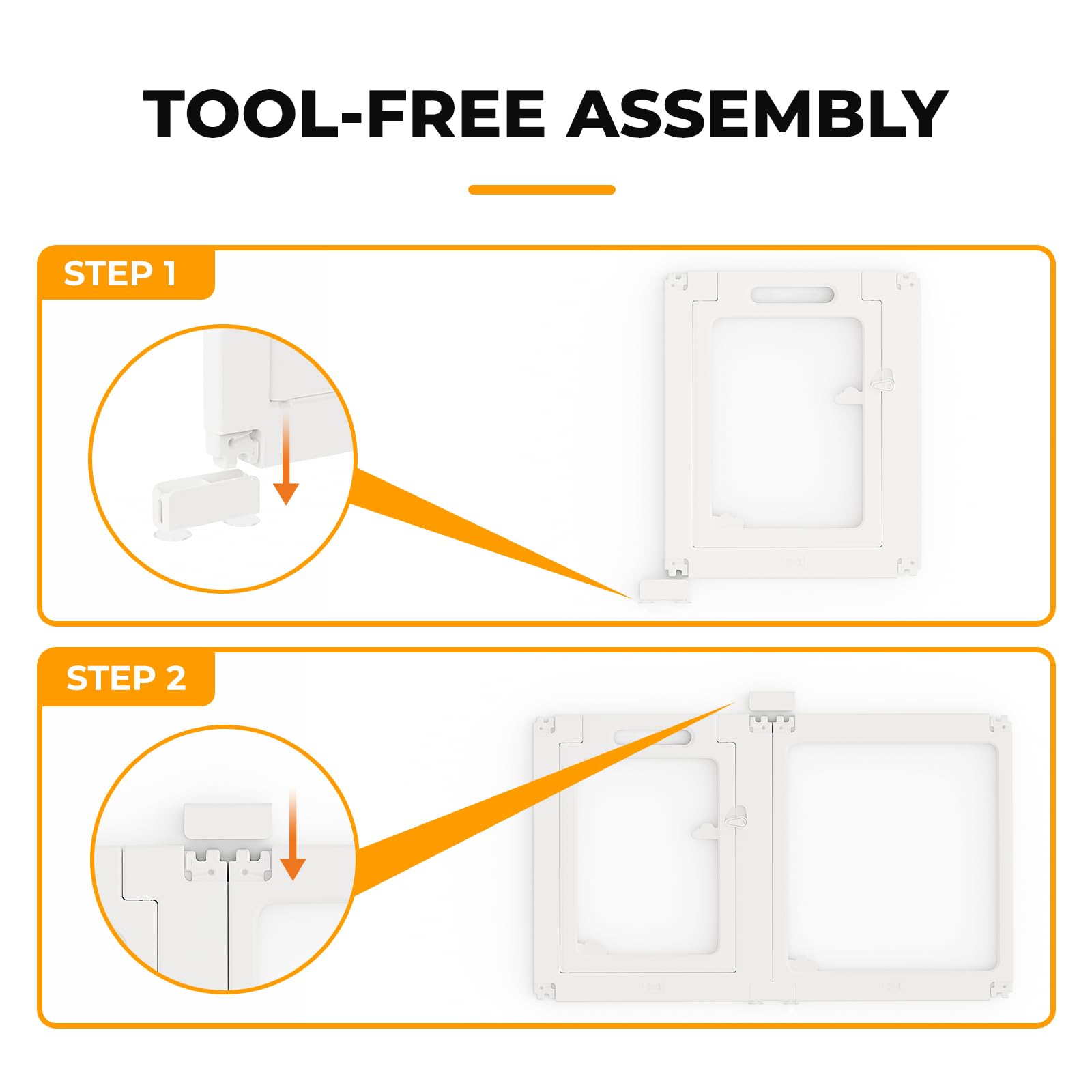 ClimbHope acrylic playpen shows smooth edges for safe setup