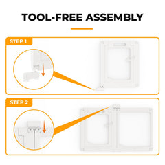 ClimbHope acrylic playpen shows smooth edges for safe setup