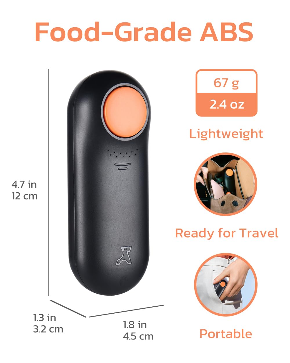 Clink Design one-hand-use dog-trainer supports simple handling during walks.