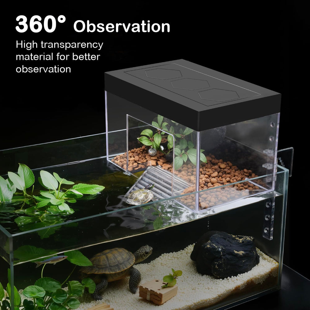 Clioran-360-degree-panoramic-observation offers full view of your turtle while basking.