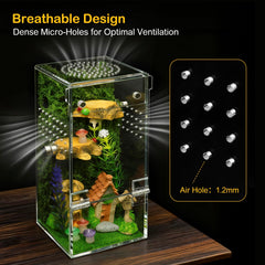 Clioran 360-degree clear acrylic view for observing natural behaviors