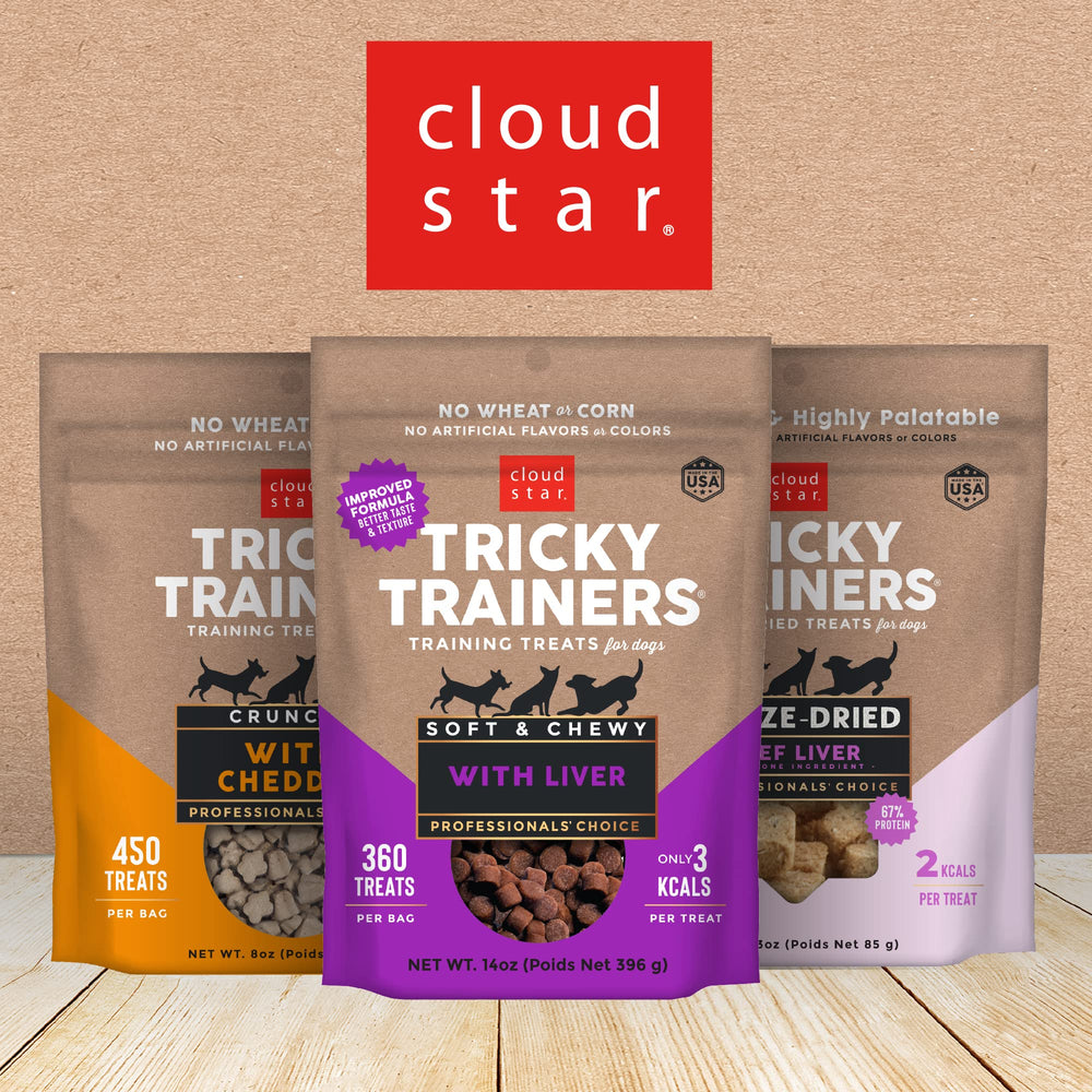 Cloud Star Tricky Trainers 3 kcal per treat for mindful portions