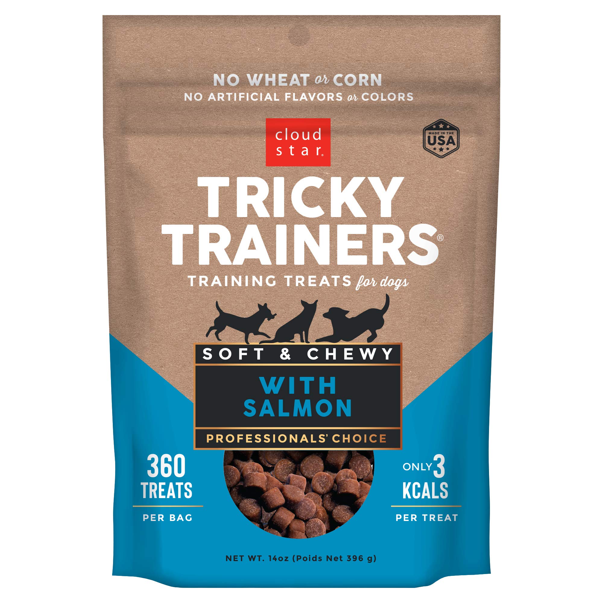 Cloud Star Tricky Trainers packaging shows two bags for training rewards.